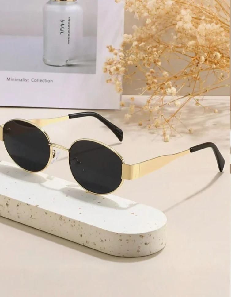 Retro Oval Sunglasses — UV Protection Women's Eyewear