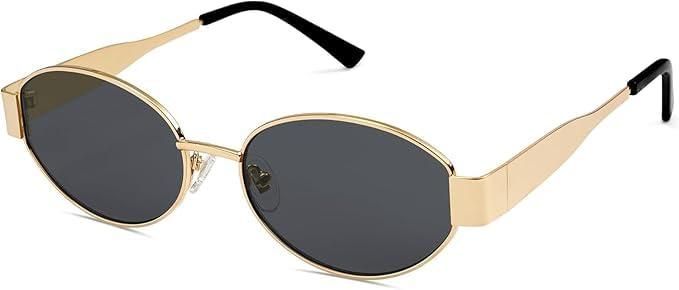Retro Oval Sunglasses — UV Protection Women's Eyewear