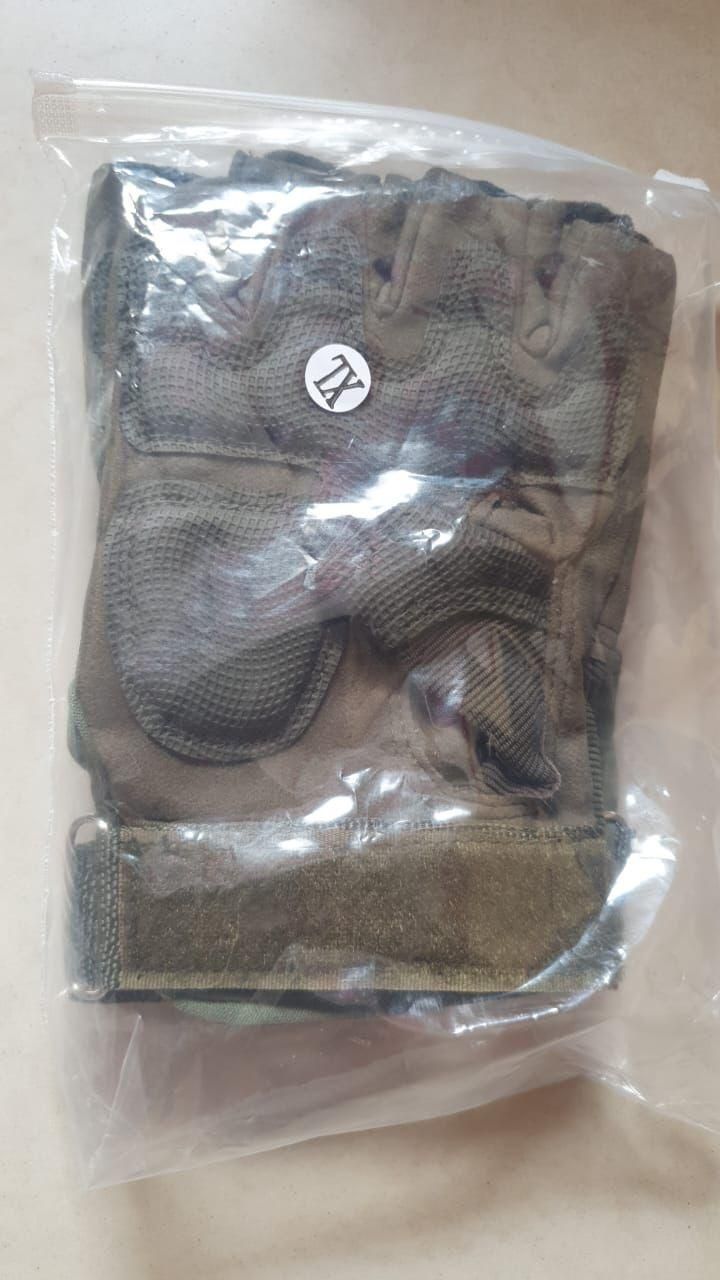 Tactical Motorcycle Gloves — Half-Finger with Knuckle Protection