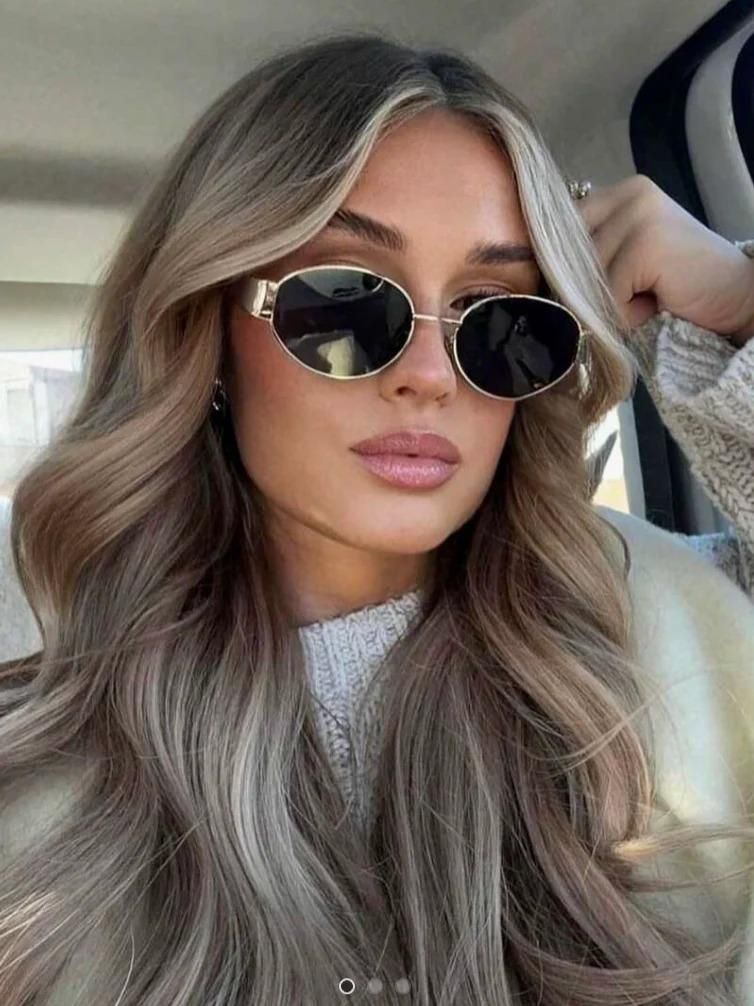 Retro Oval Sunglasses — UV Protection Women's Eyewear
