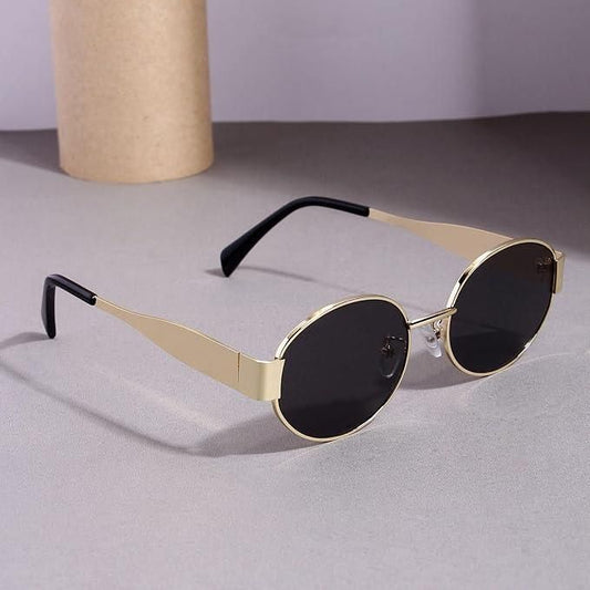Retro Oval Sunglasses — UV Protection Women's Eyewear