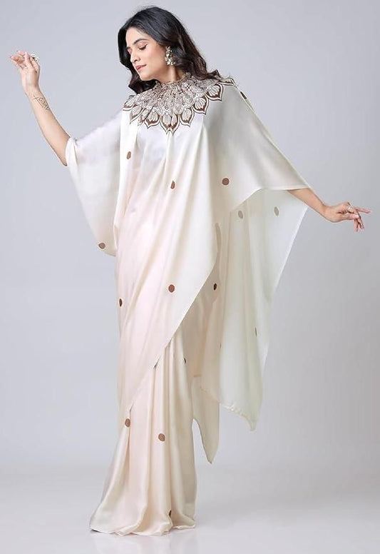 Kaftan Saree with Blouse